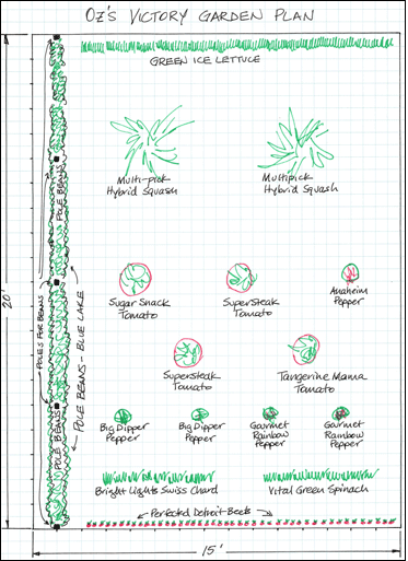 Oz's Victory Garden Plan