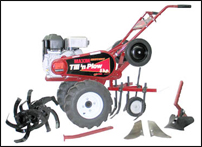Big Red Horse Garden Tiller